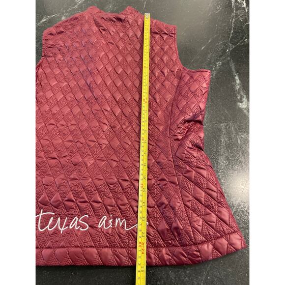 TAIL Texas A&M Branded Maroon textured vest Med - Picture 9 of 11